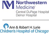 Ann & Robert H. Lurie Children's Hospital of Chicago at Northwestern Medicine CDH and Delnor Hospital logo